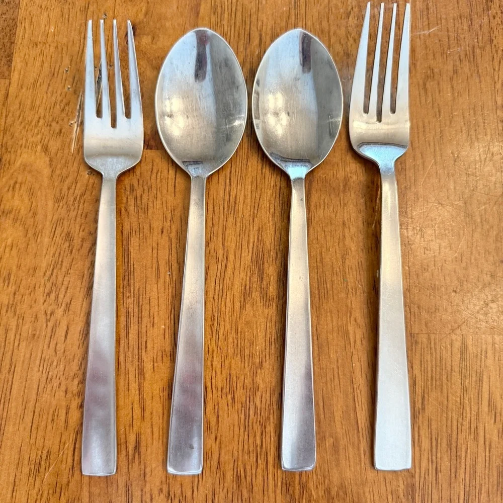 Cambridge Stainless Steel Flatware Replacement Pcs 2 Spoons 1 Fork‎ 1 Salad Fork